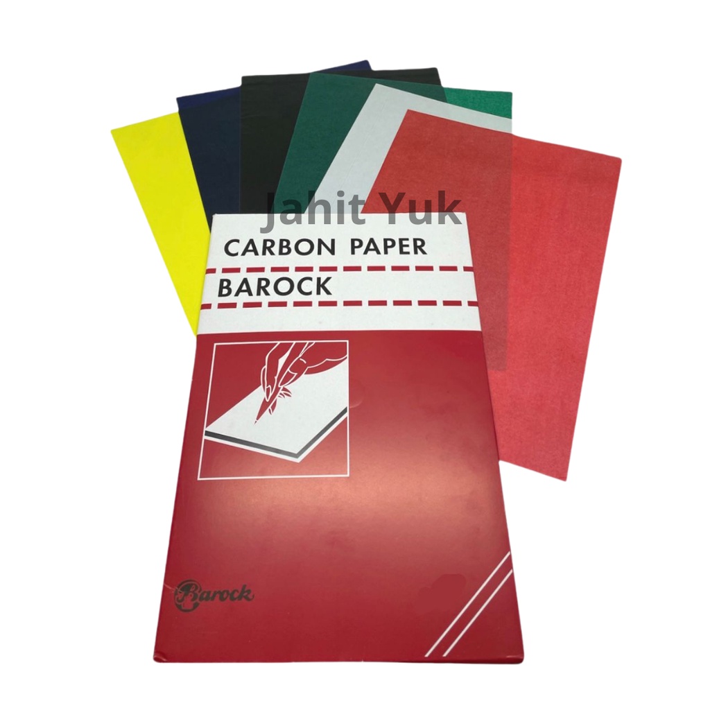 Jual Karbon Paper Jahit Merk BAROCK/ carbon paper Barock/ Tracing paper isi /+ 50 lembar