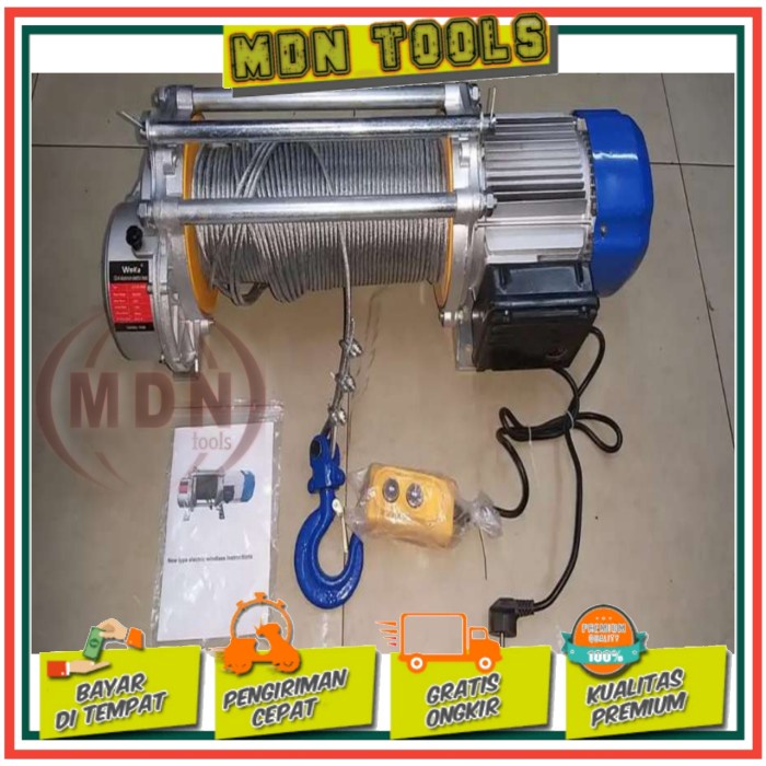 Jual Electric Winch Hoist Kg X Meter Merk Weka Opt V