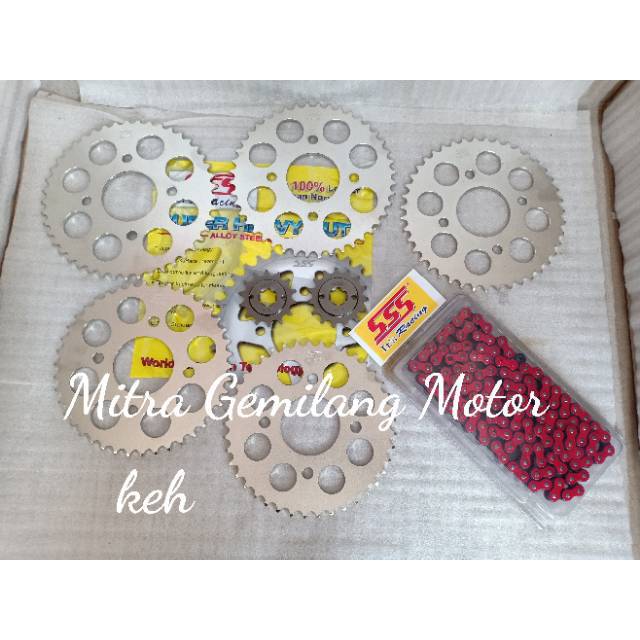 Jual GEAR SET SSS HONDA CB150R OLD NEW MEGAPRO NEW TIGER REVO