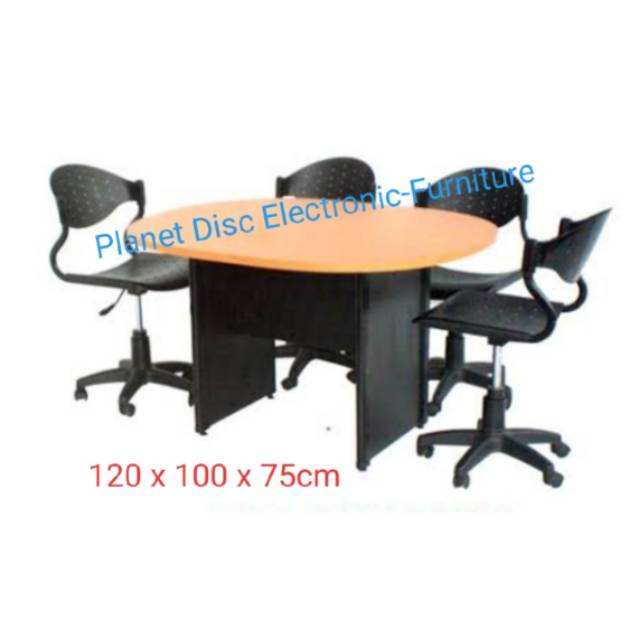 Jual Meja Rapat Oval Kecil Meja Kerja Meja Kantor Meja Pertemuan Promo
