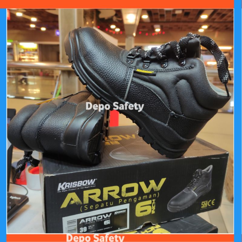 Jual Sepatu Safety Krisbow Arrow Original Safety Shoes Krisbow Arrow Shopee Indonesia