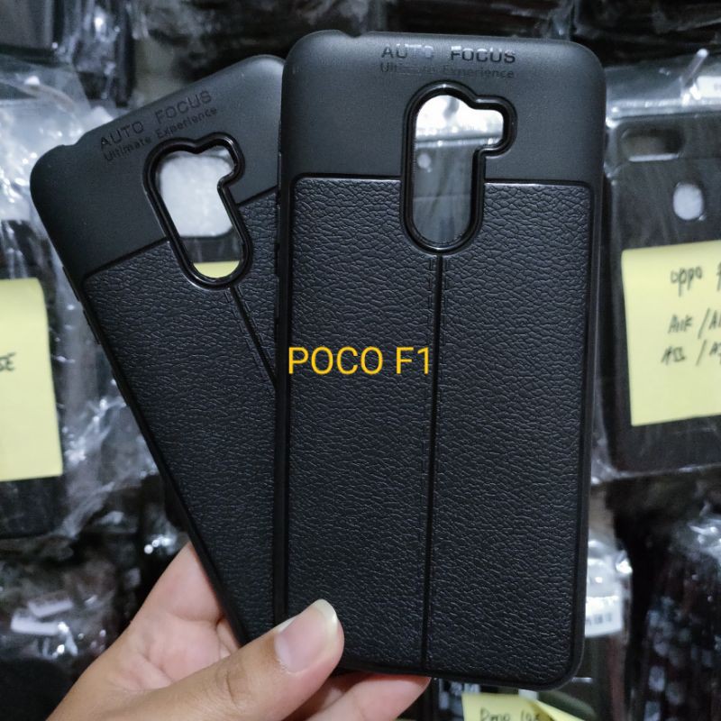 Jual Casing Auto Focus Leather Xiaomi Poco F1 SoftCase/Casing Kulit ...