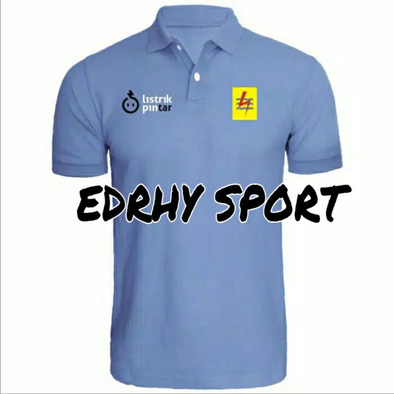 Jual Poloshirt Kaos Baju Pln Listrik Pintar Baju Polo Pln Bumn Kaos Baju Polo Pln Listrik