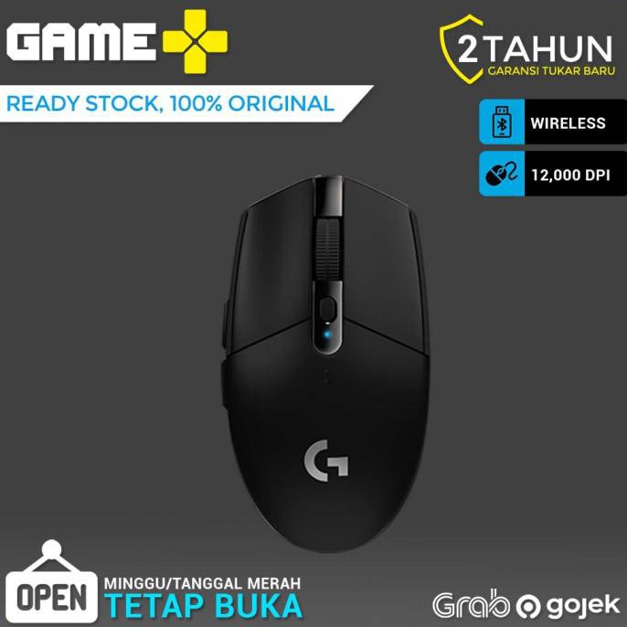 Jual Logitech G304 Lightspeed Wireless Gaming Mouse - Hitam Tokoroseee ...