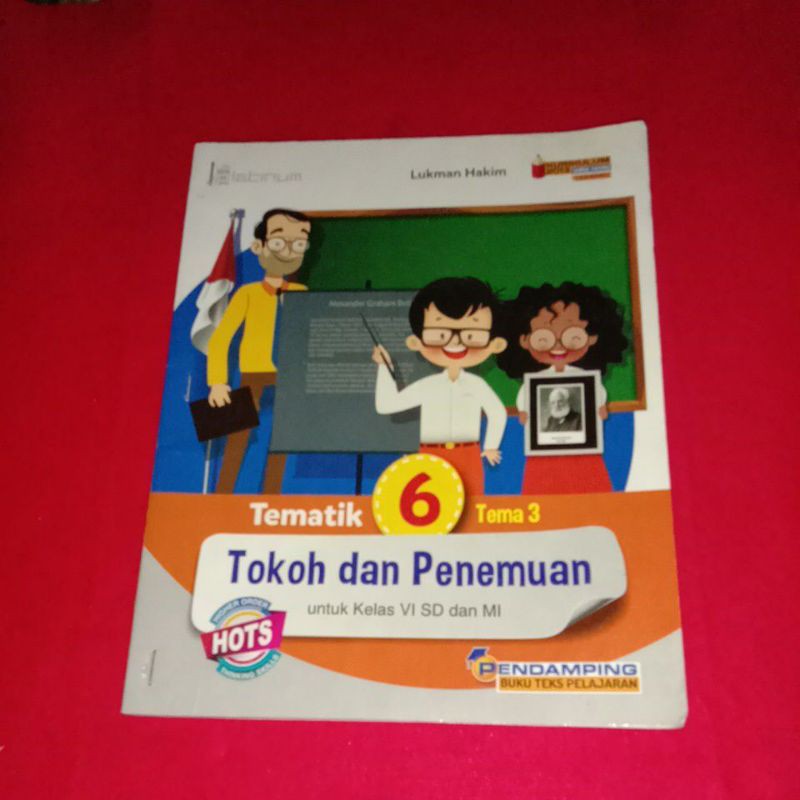 Jual BUKU TEMATIK 6 TEMA 3 TOKOH DAN PENEMUAN UNTUK KELAS VI SD DAN MI ...