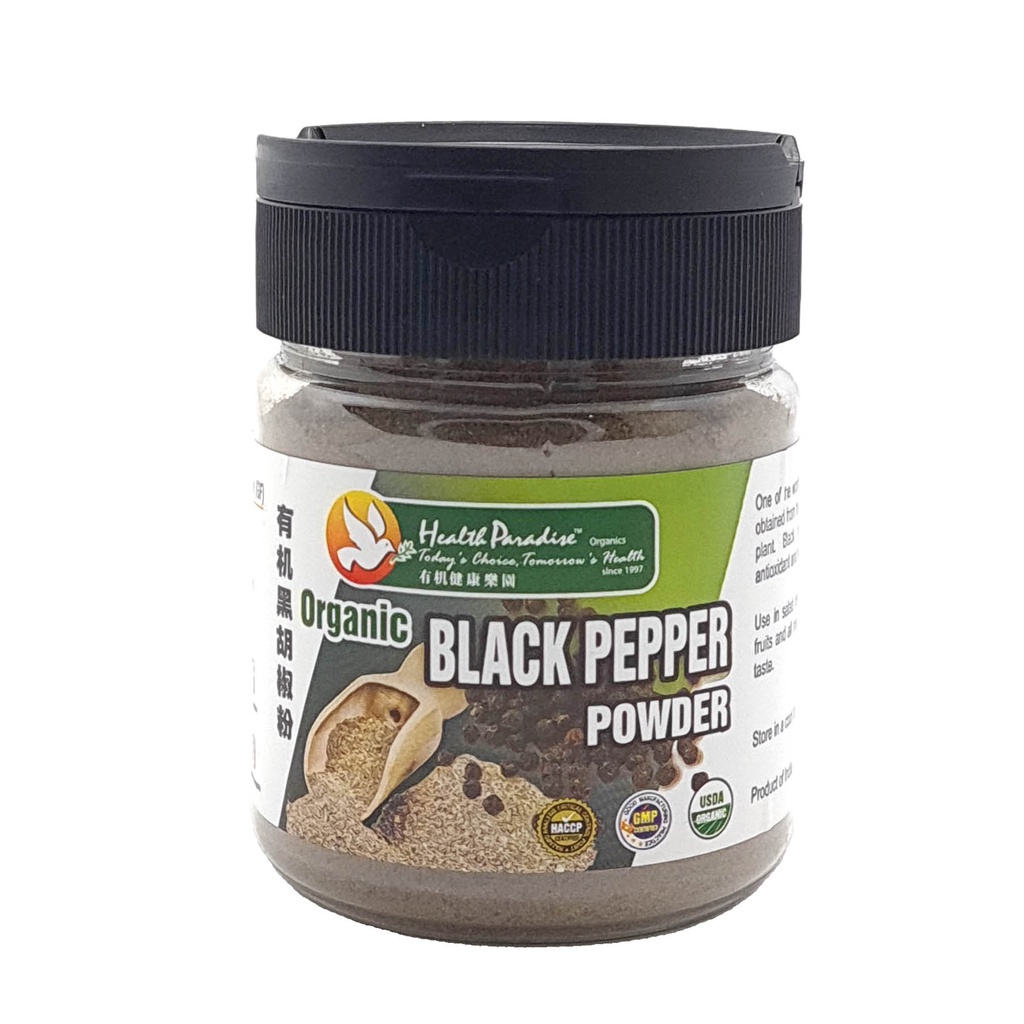 Jual HP Organic Black Pepper Powder 80gr Lada Hitam Organik | Shopee ...