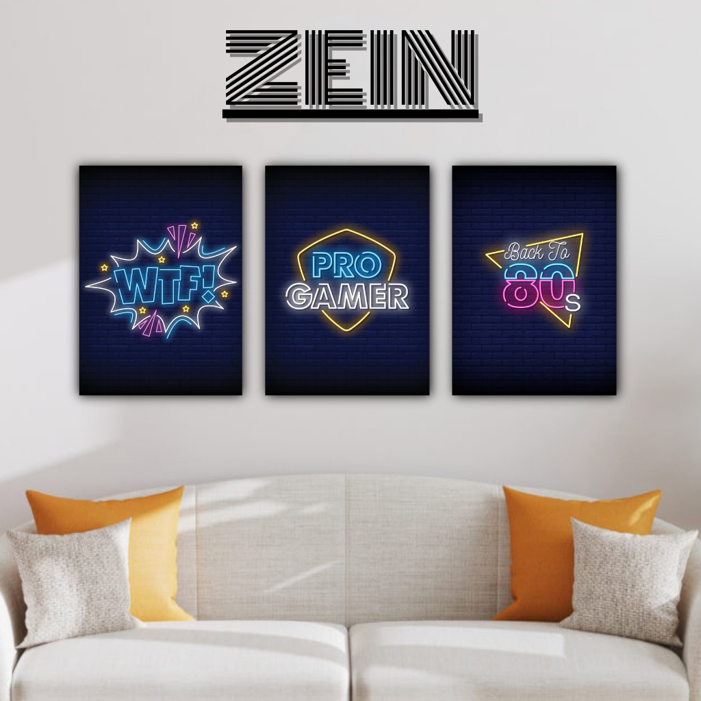 Jual Neon Wall Decor Dekorasi Hiasan Dinding Kamar Pajangan Poster Kayu