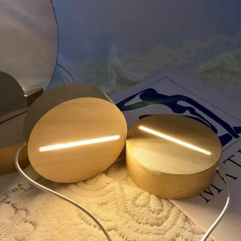 Jual Stand Acrylic Led Bulat / Tatakan Lampu Hias Acrylic Led Strip ...
