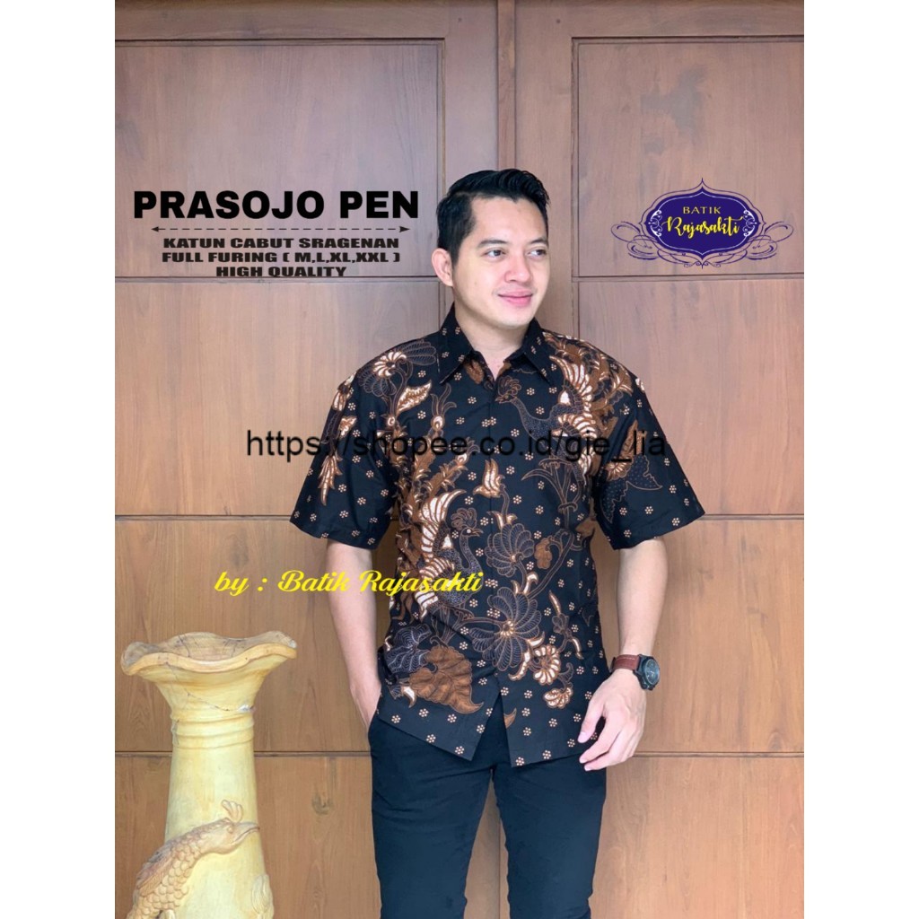 Jual Ada Seragaman Baju Batik Jumbo Pria Xxl Xxxl Xxxxl Big Size Bahn