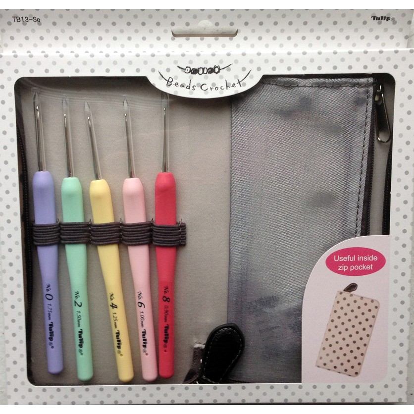 Jual TULIP - Hakpen - Jarum Rajut - Tulip - Sucre Beads Crochet SET ...