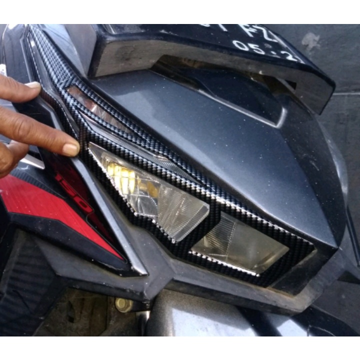 Jual List lampu depan vario 150 lama karbon | Shopee Indonesia