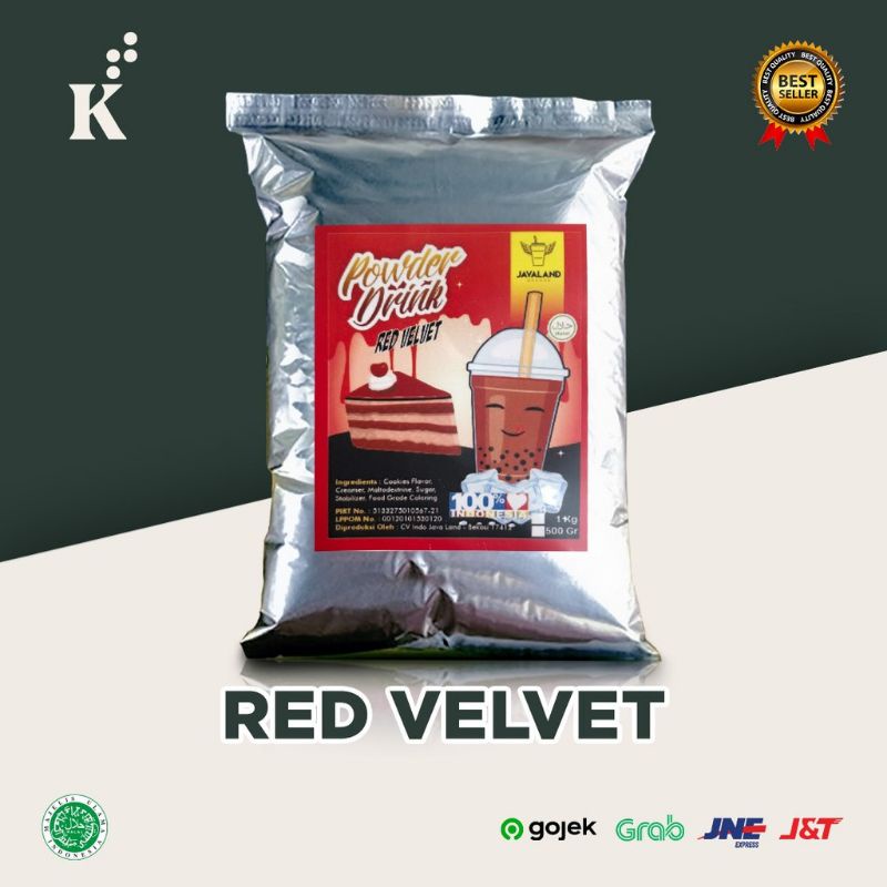 Jual Powder Bubuk Minuman Javaland Red Velvet 1kg | Shopee Indonesia