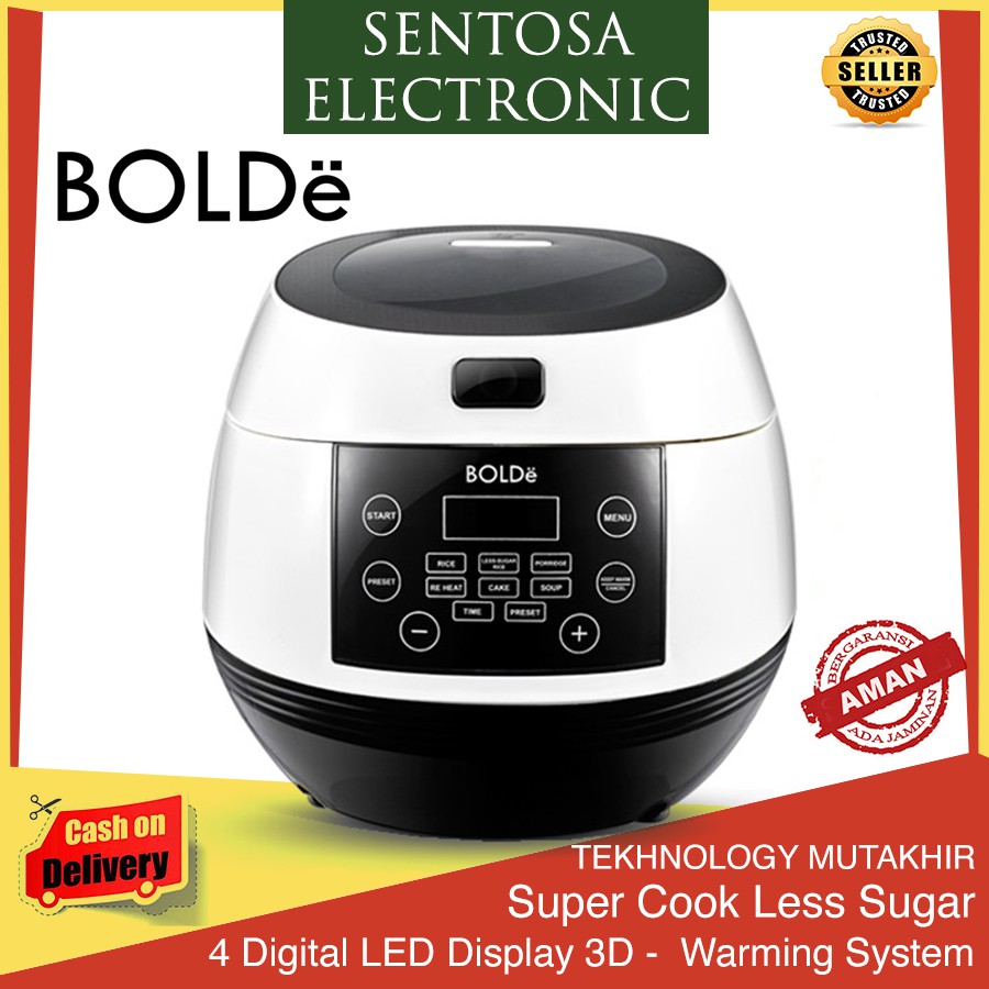 Jual BOLDE Less Sugar Super Cook/Bolde Rice Cooker Rendah Gula - 1 ...