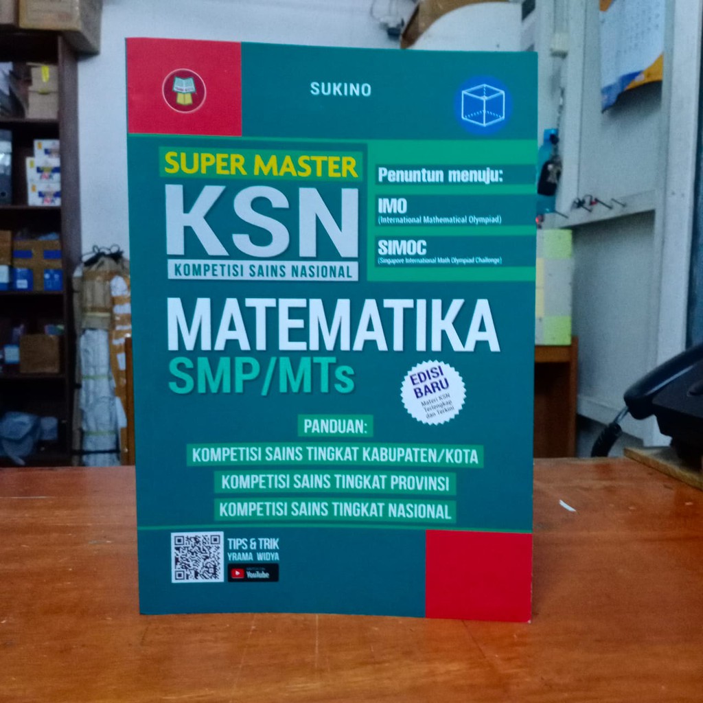 Jual BUKU OLIMPIADE MATEMATIKA SMP / SUPER MASTER KSN ( KOMPETISI SAINS ...