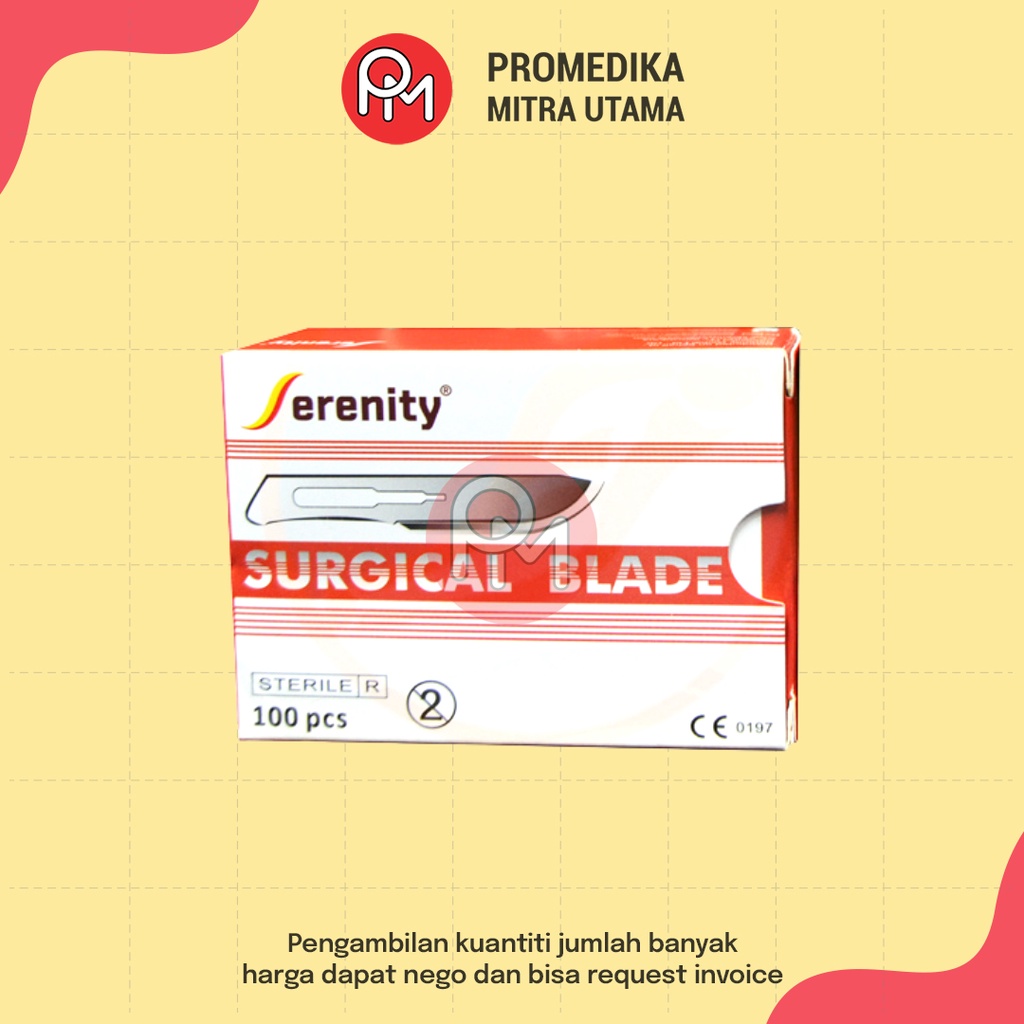 Jual Pisau Bisturi Surgical Blade Serenity Box Shopee Indonesia