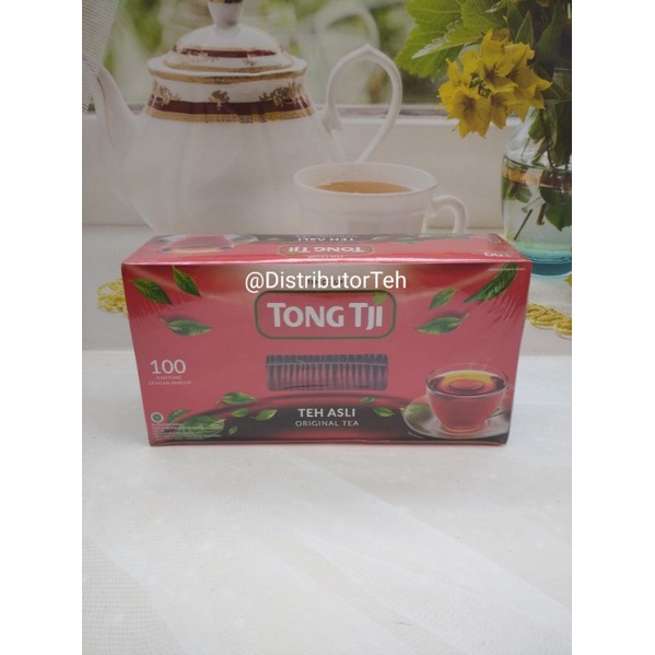 Jual Tong Tji Original Tea dgn Amplop 100s, Teh Celup per Pack | Shopee ...
