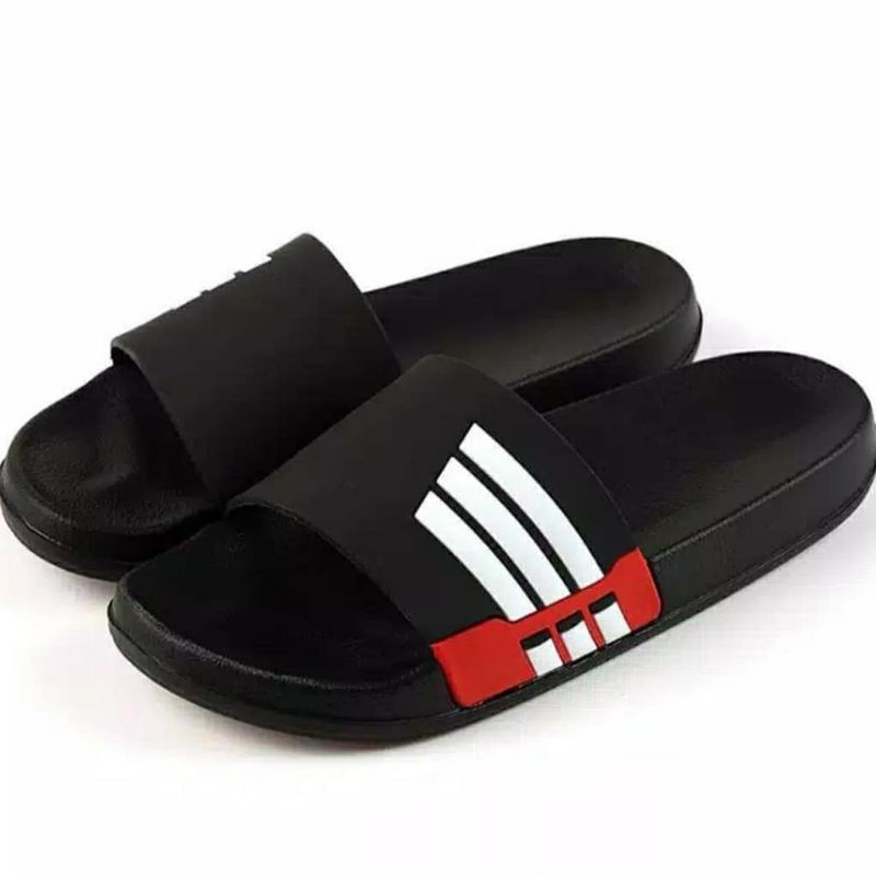 Sandal Karet Adidas| Sendal Adidas slip on grade ori| Sandal Karet Pria|  Sendal Karet Cowok