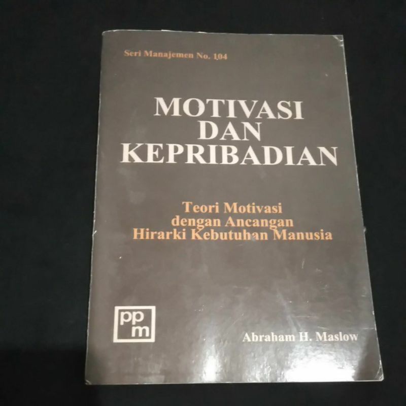 Jual Motivasi Dan Kepribadian Karya Abraham Maslow | Shopee Indonesia