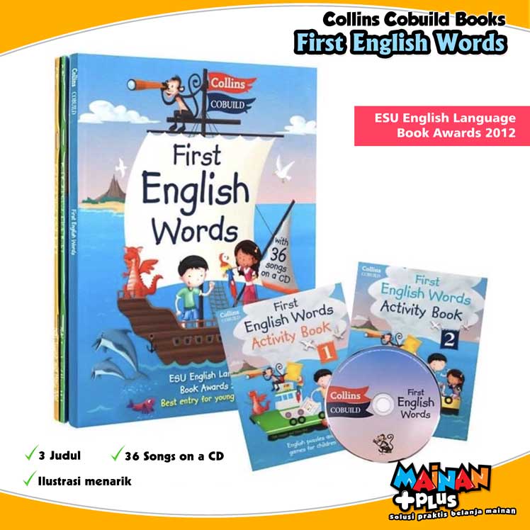 Jual Buku Edukasi Bahasa Inggris Collins Cobuild First English Words ...