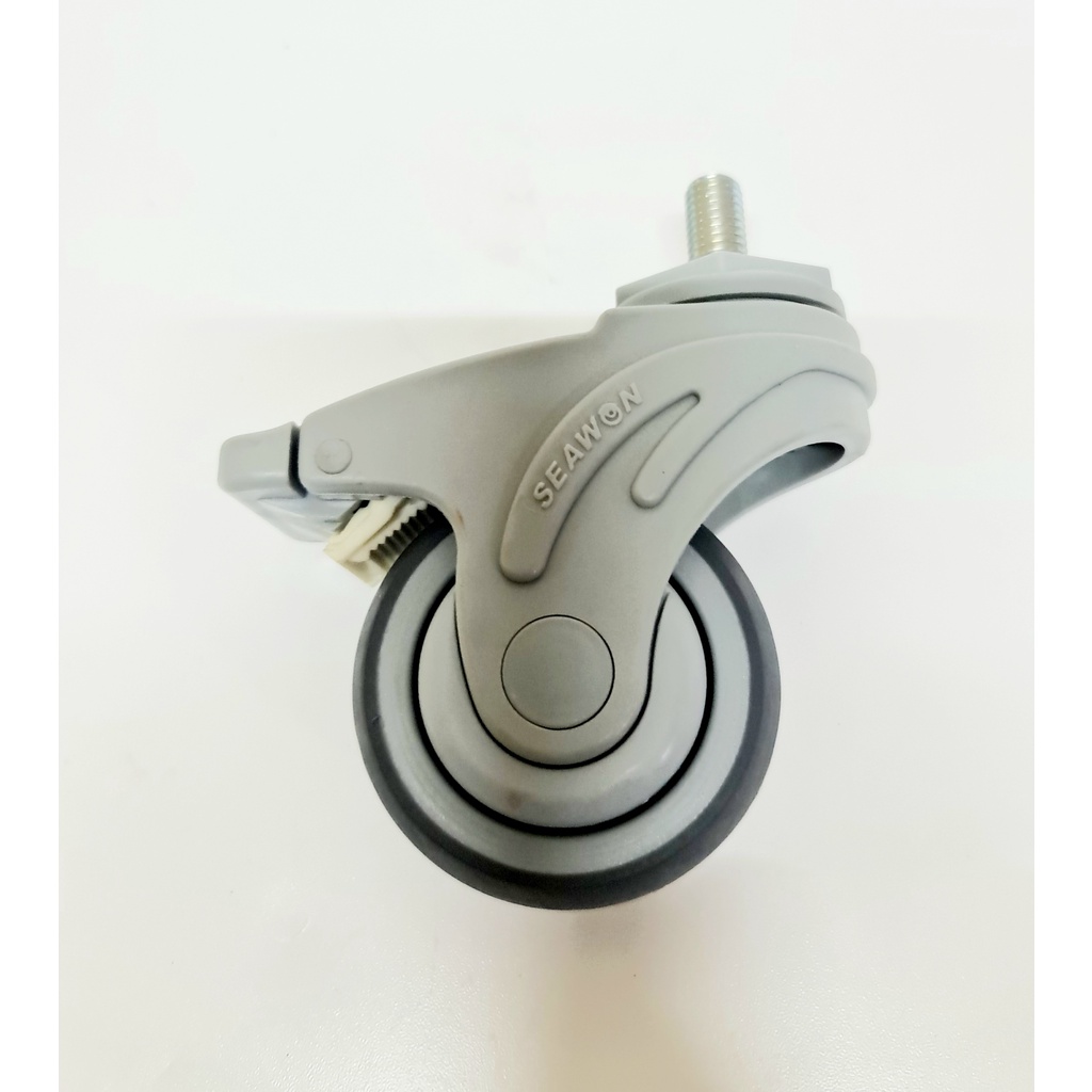 Jual Roda hospital srew elaktis rubber 3 inch seawon putar+rem | Shopee ...