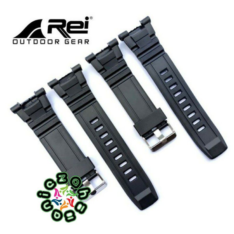 Jual Tali Jam Tangan Rei Dagger Rubber Strap Tali Jam Rei Dagger Hitam