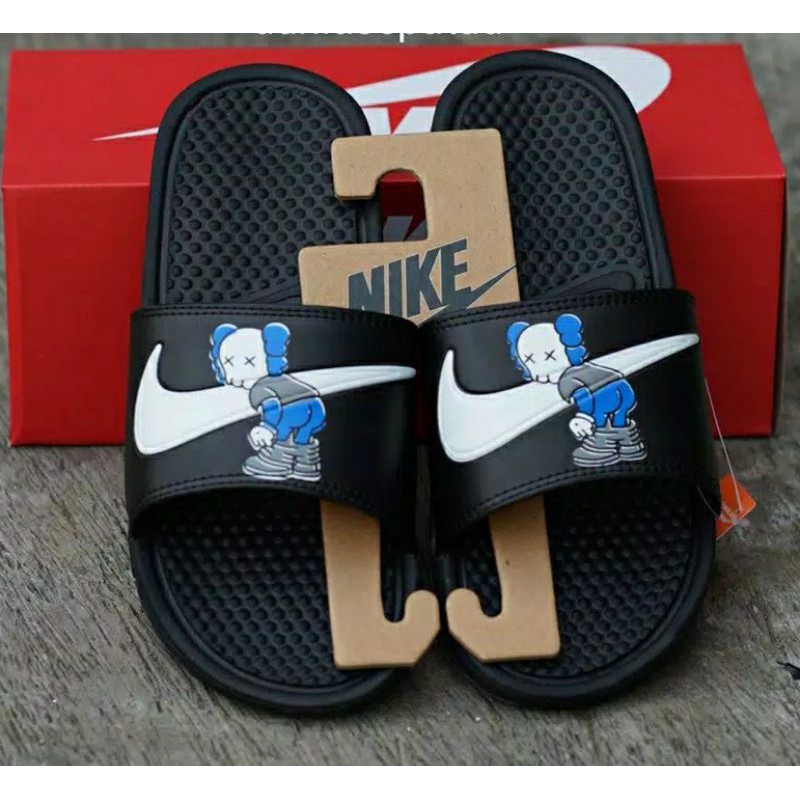 Jual Sandal Nike Benassi Kaws sendal casual murah original