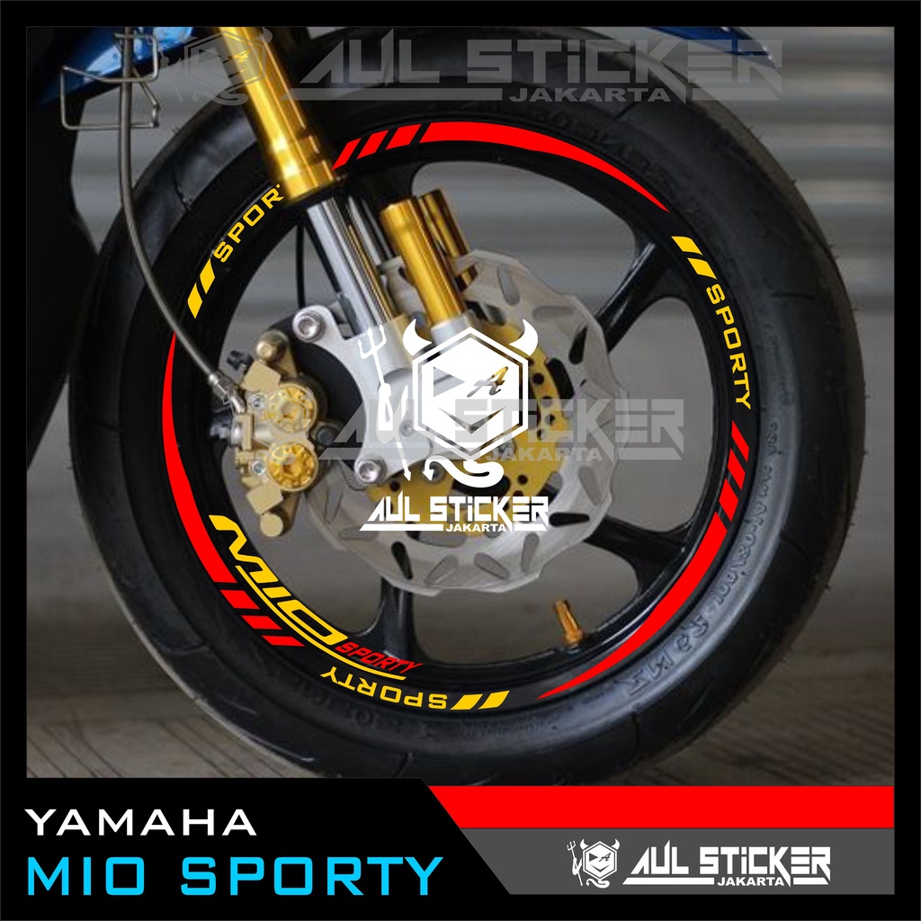 Jual Sticker velg Yamaha MIO SPORTY DEPAN BELAKANG | Shopee Indonesia