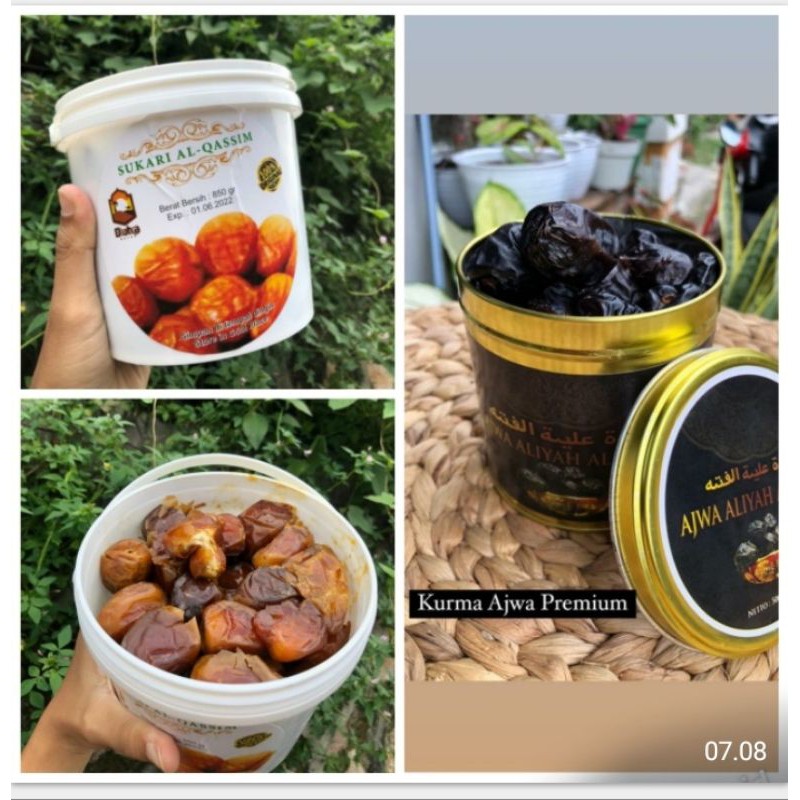 Jual KURMA AZWA BASAH KEMASAN EMBER | Shopee Indonesia