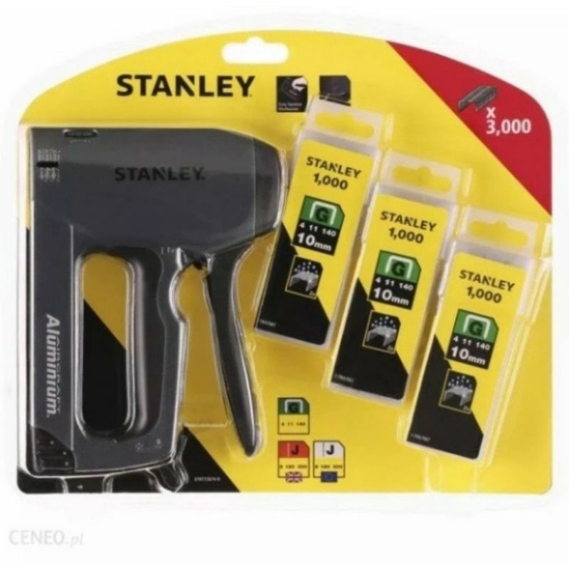 Jual Stanley Stapler Gun Pack TR250 + 3000 Refill Staple Staples