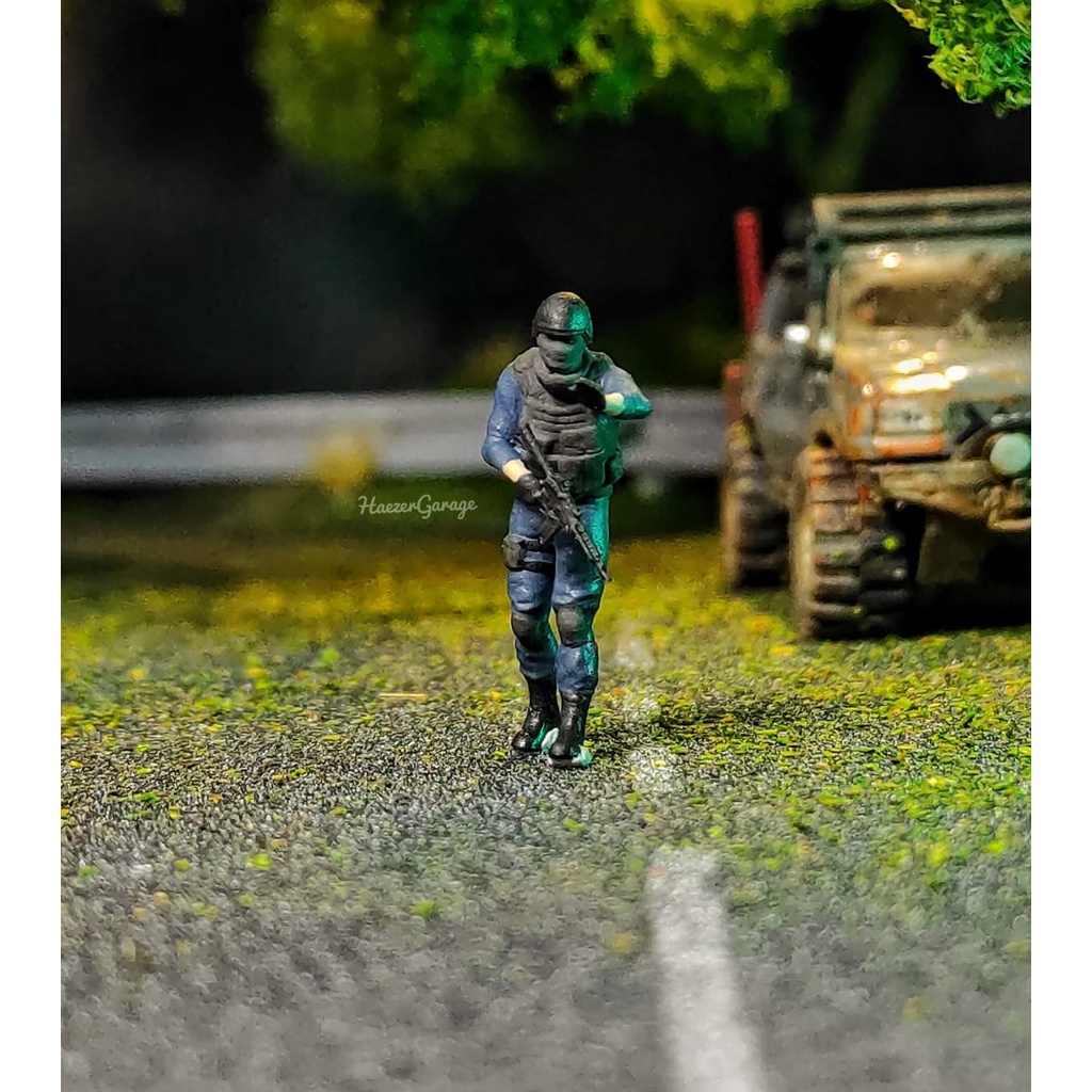 Jual Miniatur Figure Swat Team Special Ops Diorama 1/64 Diecast Militer ...