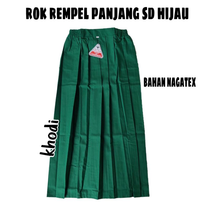 Jual Rok rempel seragam sekolah SD / Mi panjang bahan nagatex / rok ...