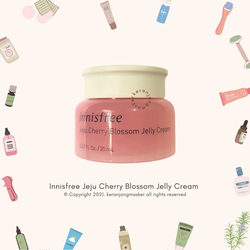 Jual INNISFREE JEJU CHERRY BLOSSOM JELLY CREAM 20ML Shopee Indonesia