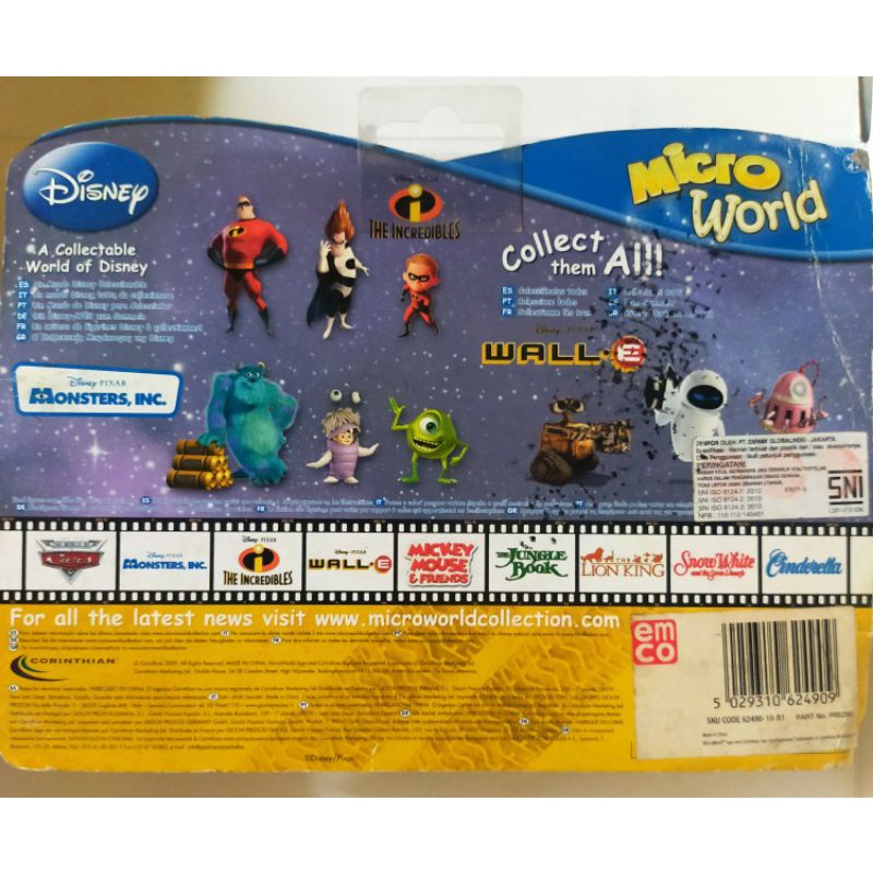 Jual Disney Pixar Micro World Wall.e | Shopee Indonesia