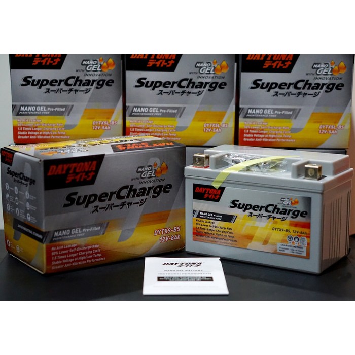 Jual Aki Motor Piaggio Zip - DAYTONA DYTX9-BS (NANO GEL) | Shopee Indonesia