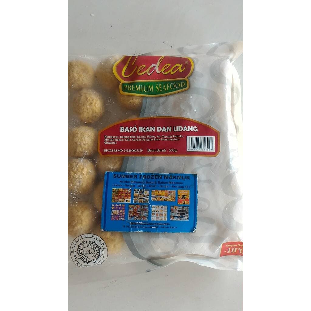 Jual 25 Bakso Ikan Udang 500gr Cedea Shopee Indonesia