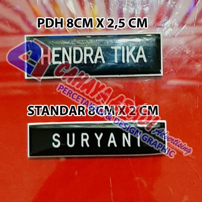 Jual Wow Murah753 Nama dada atau Name Tag atau Papan Nama PDH PNS