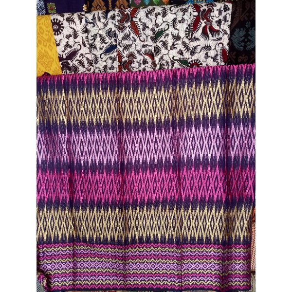 Jual Songket tenun rang-rang + slendang | Shopee Indonesia
