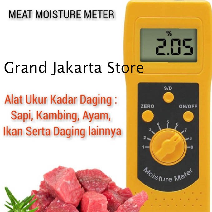Jual DM300R Meat Moisture Tester Daging Sapi Ayam MC Meter DM-300R ...