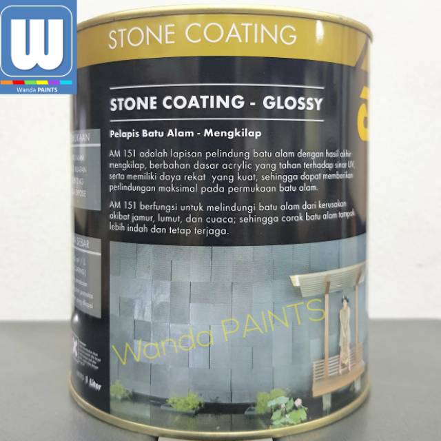 Jual STONE COATING AM Cat Batu Alam AM (1 kg) | Shopee Indonesia