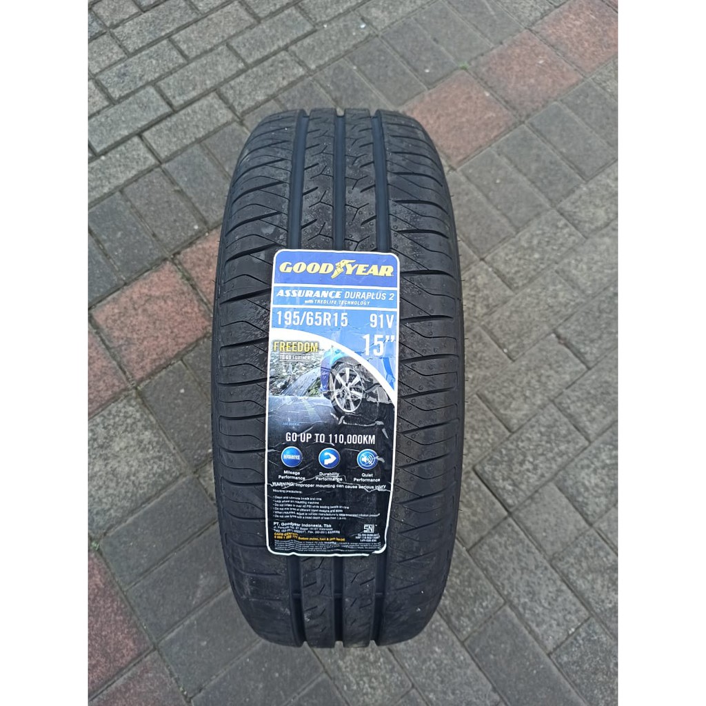 Jual Goodyear Assurance Duraplus 2 195/65 R15 Ban Mobil - Garansi