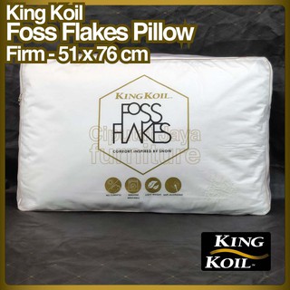 King koil fossflakes on sale pillow
