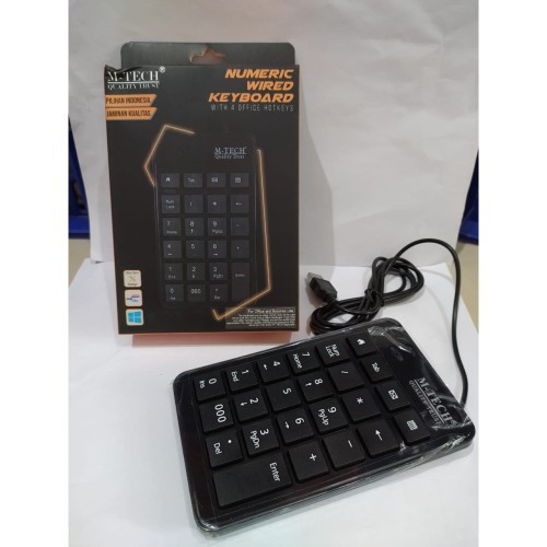 Jual M-Tech Numeric Keyboard USB - Keypad Numerik Numpad Wired Wireless ...