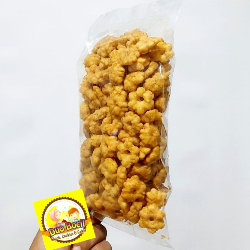 Jual Pilus Ribut Sakura 250 Gram / Cemilan Gurih Renyah - Duo Bocil ...