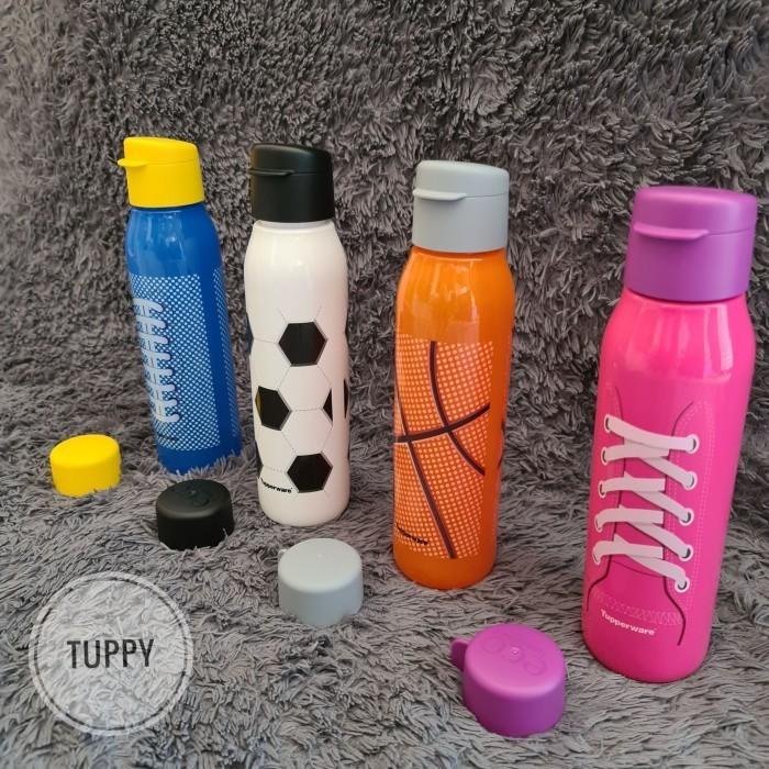 Jual [ DISKON TAPERWARE TUPPY ] Fancy Bottle (1) Satuan Orange 500 ml ...