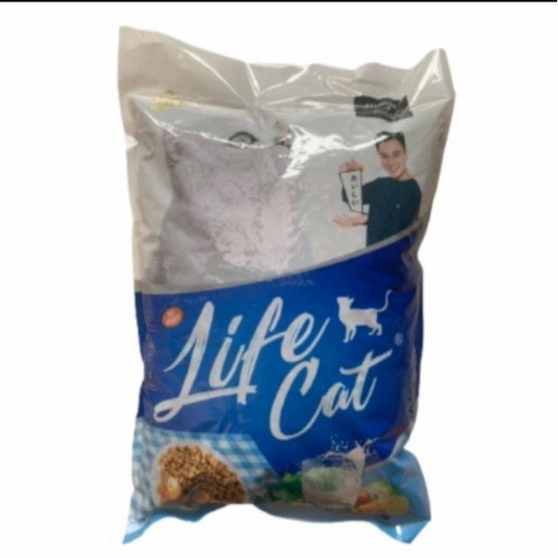 Jual Life Cat Dry Food 1kg Makanan Kucing Life cat 1kg Shopee Indonesia