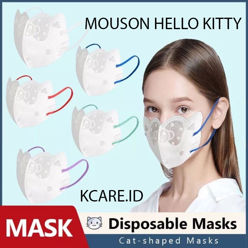 Jual MASKER HELLO KITTY ICARE 1BOX 10PCS | Shopee Indonesia