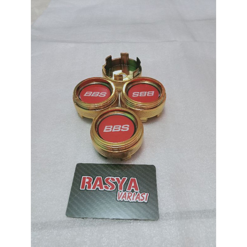 Jual dop velg Dop roda BBS silinder gold emas diameter kaki 5,5cm ...
