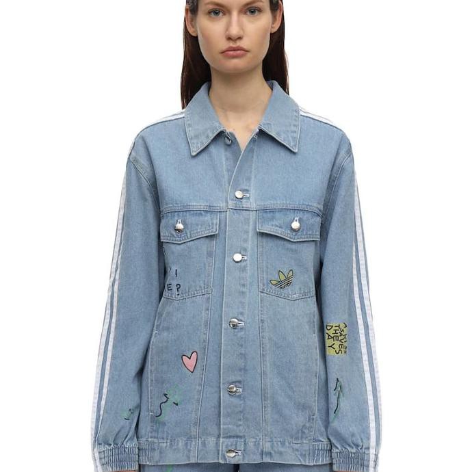 Adidas x fiorucci denim 2024 jacket