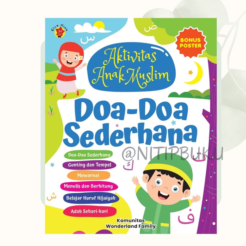 Jual Buku Aktivitas Anak Muslim Doa-Doa Sederhana | Shopee Indonesia