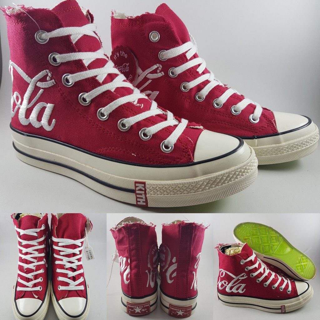 Coca cola multiracial converse red